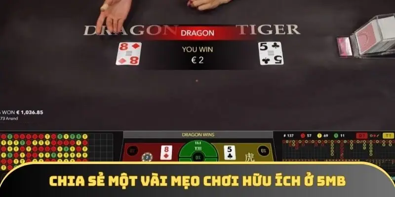 Chia sẻ một vài mẹo chơi hữu ích ở 5MB